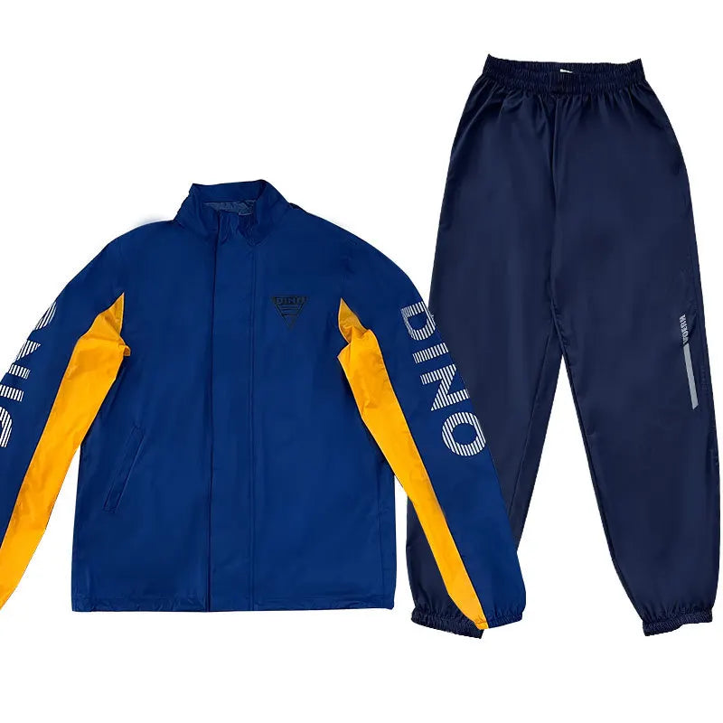 Water-Proof Motorcycle Raincoat and Pants Nylon Split Suit for Travel and Tour Reusable Knight Rain Suit for Takeaway Riding