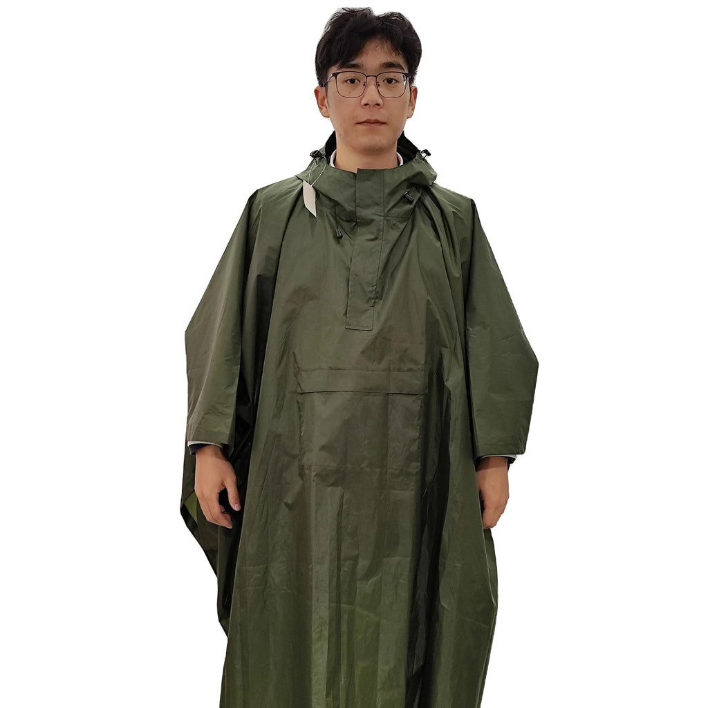 Use on Rainy Aumbrella Days Raincoat Fashionable Rain Gear Poncho New for Outdoor Travel Waterproof PVC Style Ecumbrellaly Adult