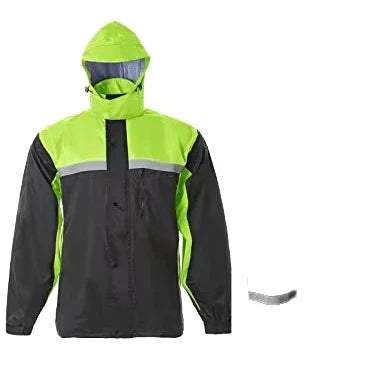 Factory Direct Wholesale XXL PVC Rain Jacket for Adults Eco-Friendly Waterproof Fabric Customizable Logo Outdoor Riding Cycling