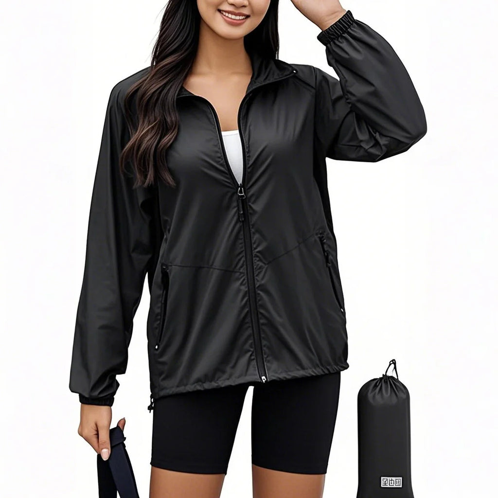 Women's Lightweight Waterproof Rain Jacket Raincoat for Summer Golf Jacket  Outdoor Adventures Walking Hiking Travel Windbreaker