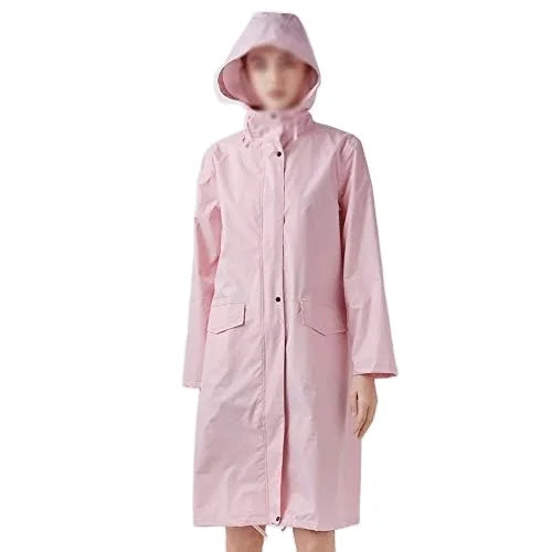 Girls' Modern Design Knee-Length Raincoat Jacket PVC PU Waterproof Poncho Hood Weatherproof Fashionable Outdoor Travel XXXL