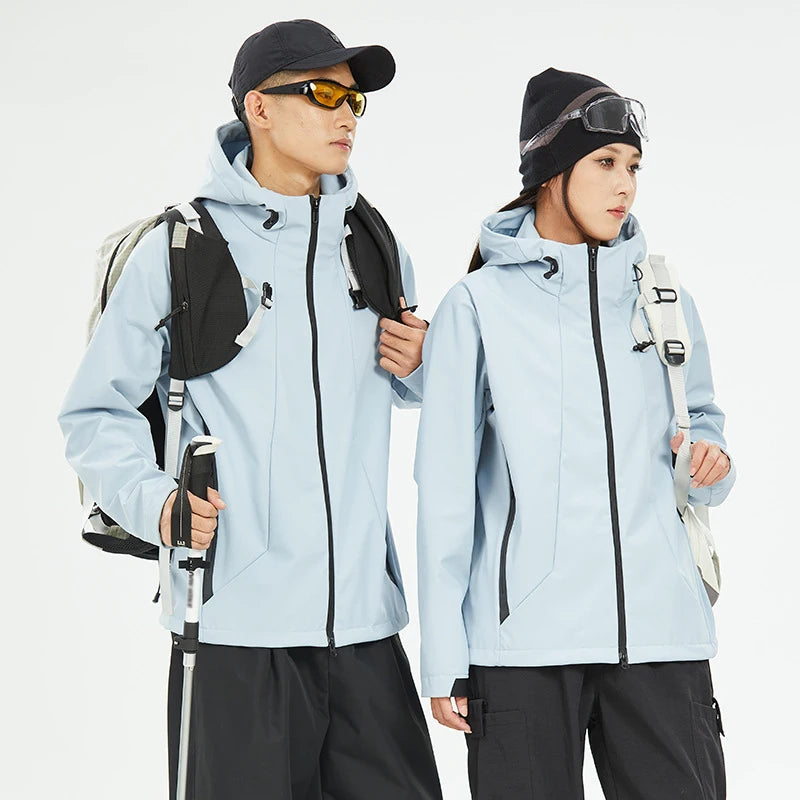 Wholesale Custom Logo Men's Softshell Winter Windbreaker Black Waterproof Polar Fleece Zipper Closure Casual Style Sizes 6XL