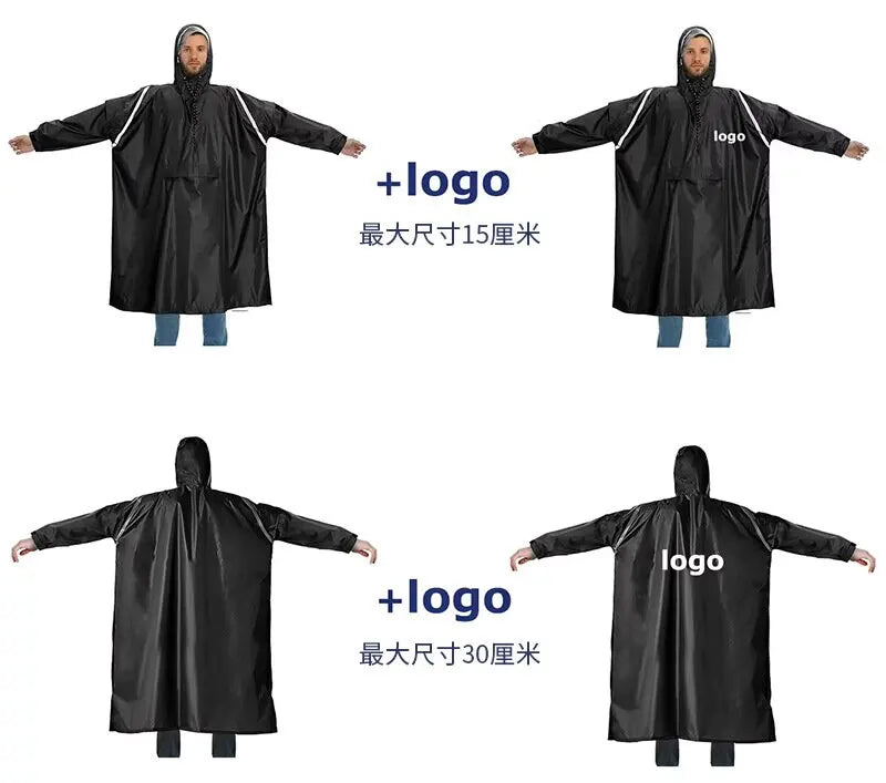High Quality Reusable Waterproof PU Single-person for Raincoat with Custom Logo for Outdoor Travel and Rainy Tours