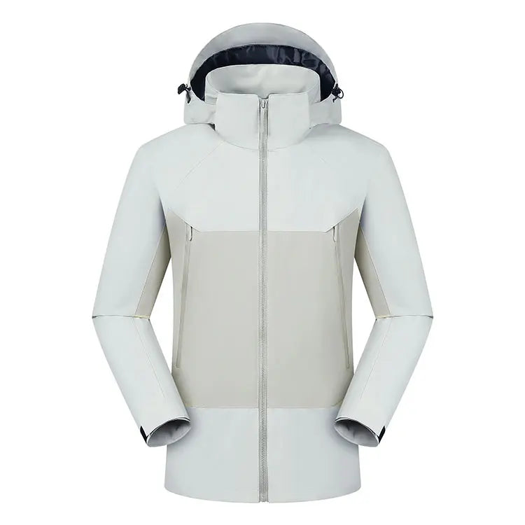 High Quality Men's Sports Windbreaker Customized Logo Waterproof Outdoor Work Jacket with Front Logo Thin Style Hood Wholesale