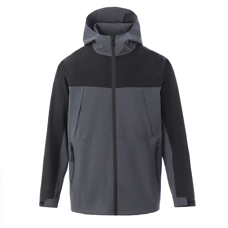 Autumn Winter Men's Single-Layer Assault Jacket Waterproof Windproof Coat Printed LOGO Outdoor Advertising Overalls-Wholesale