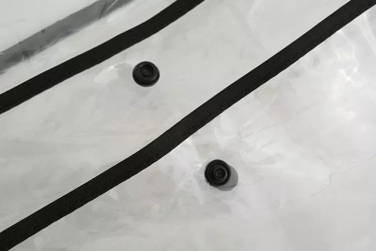 Clear EVA Rain Coats With Hat Unisex for Teenage Long Sleeve Transparent Adults Men Women Outdoor Walking Raincoat With Button