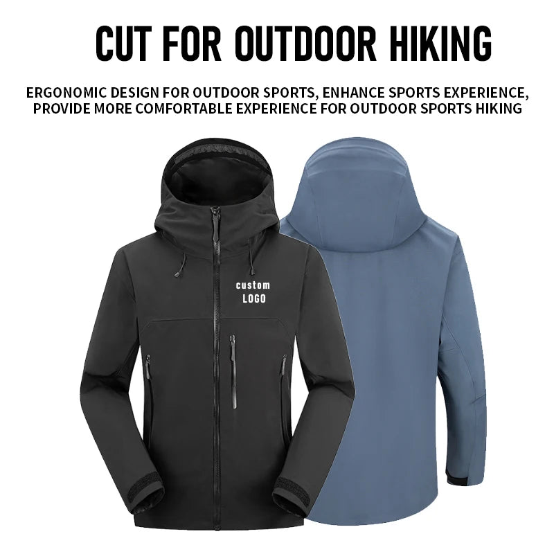 Men's and Women's T800 Three in One Outdoor Waterproof Jacket, Hiking Jacket