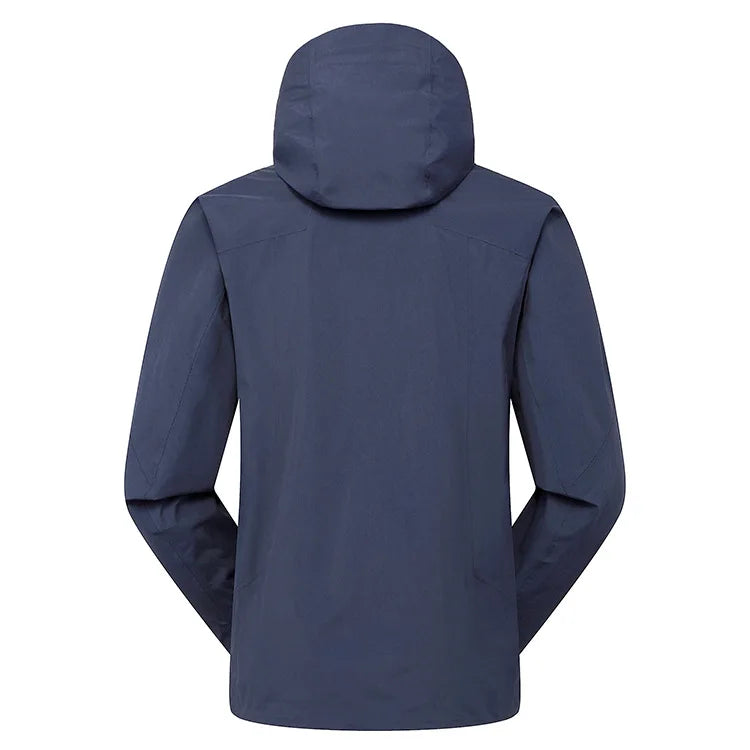 High Quality Windbreaker Waterproof Windproof Jacket With Trilaminate Fabric Customized Windbreaker With Embroidery logo