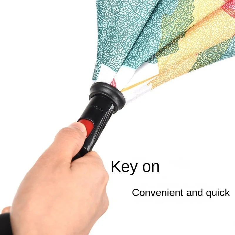 Wholesale Customizable Dual-Use Automatic Umbrella Creative Reverse Design with Business Logo for Business Gifts