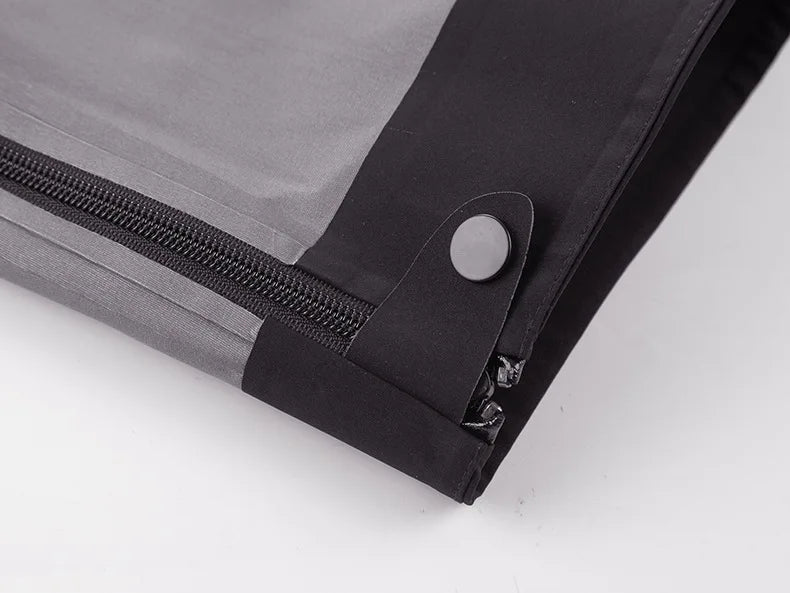 Unisex Lightweight Half-Zip Hard Shell Hiking Pants Waterproof and Windproof with Loose-Fit Design for Spring/Fall Outdoor