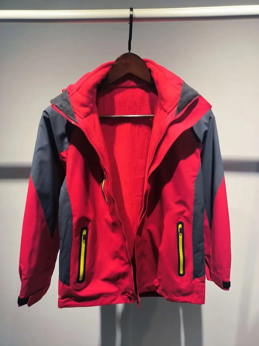 Autumn Sportswear Casual Fleeced Warm Winter Jacket Zip Closure Reversible Breathable Quilted Polyester Jacket