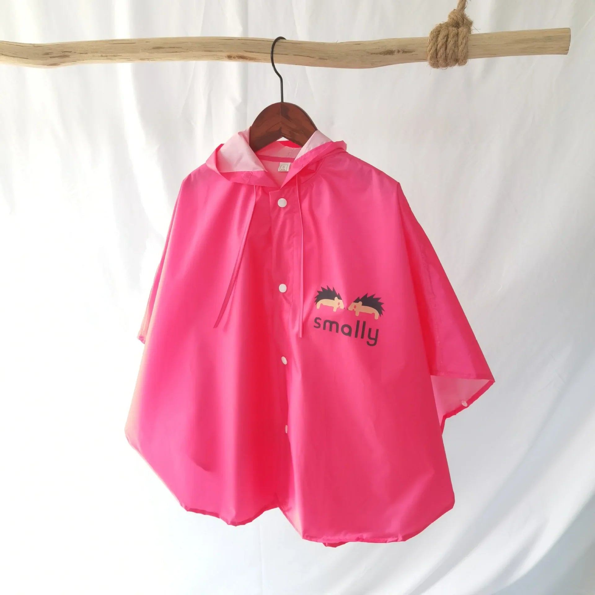 Waterproof Children's Poncho Kindergarten Primary School Group Enterprise Raincoat 3D Three-Dimensional Design