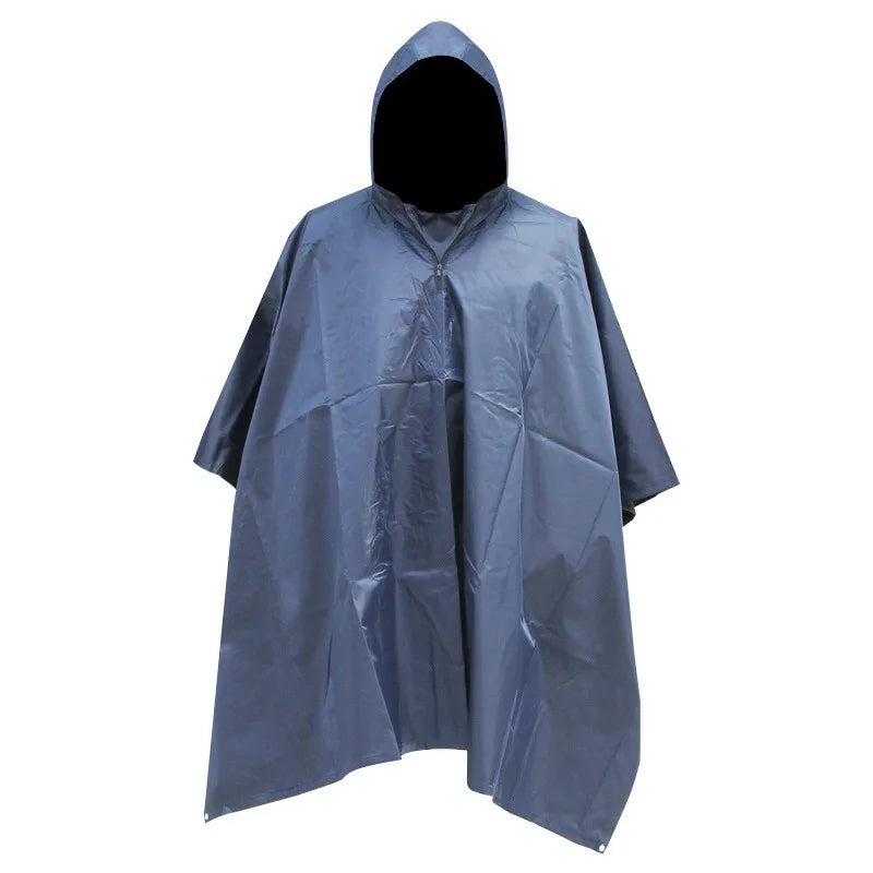 Three-in-One Multifunctional Cross-Border Cape Raincoat Stand Canopy Mat Poncho Thin for Mountaineering Hiking Factory Direct