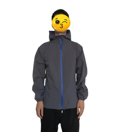 Hot Selling Lightweight Waterproof, Windproof, Rainproof Adult Raincoat Jacket, Factory Provides Folding Bag