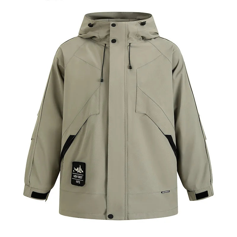 Men's & Women's Outdoor Jacket Two-Piece Set Detachable Fleece Lining Windproof Waterproof Breathable Warm Suit