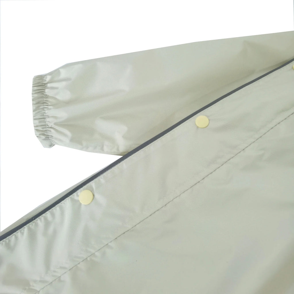 Waterproof Raincoat Lightweight Reusable Soft Breathable Children Poncho with Reflective Safety Stripes for Kindergarten Primary