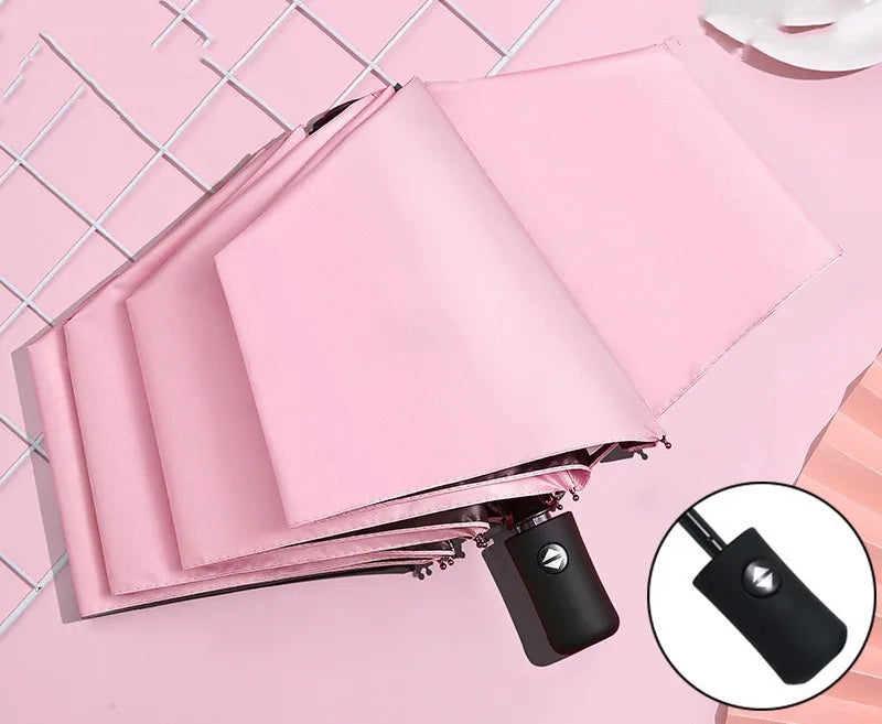 Portable 3-Folding Anti UV UPF50+ Windproof Waterproof Umbrella Portable for Travel Wholesale Custom Logo Printing