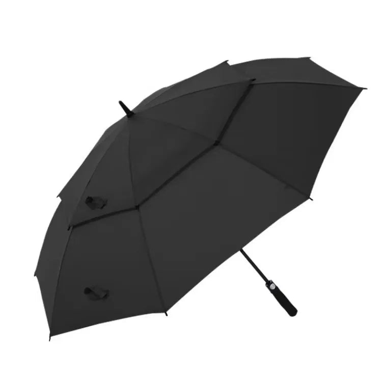 Modern Extra Large Oversize Double Canopy Golf Umbrella Automatic Open With Stick Windproof and Waterproof Design for Travel