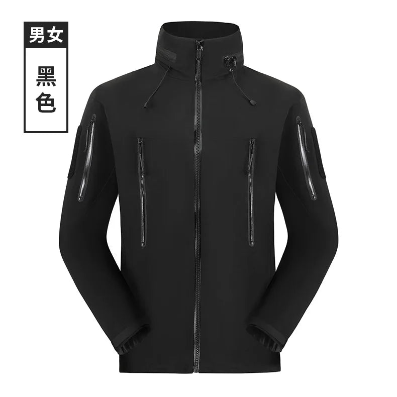Bird Family  Bird Motorcycle Jacket Zipper Thin Solid Unisex Waterproof Windproof Winter Outdoor Mountaineering