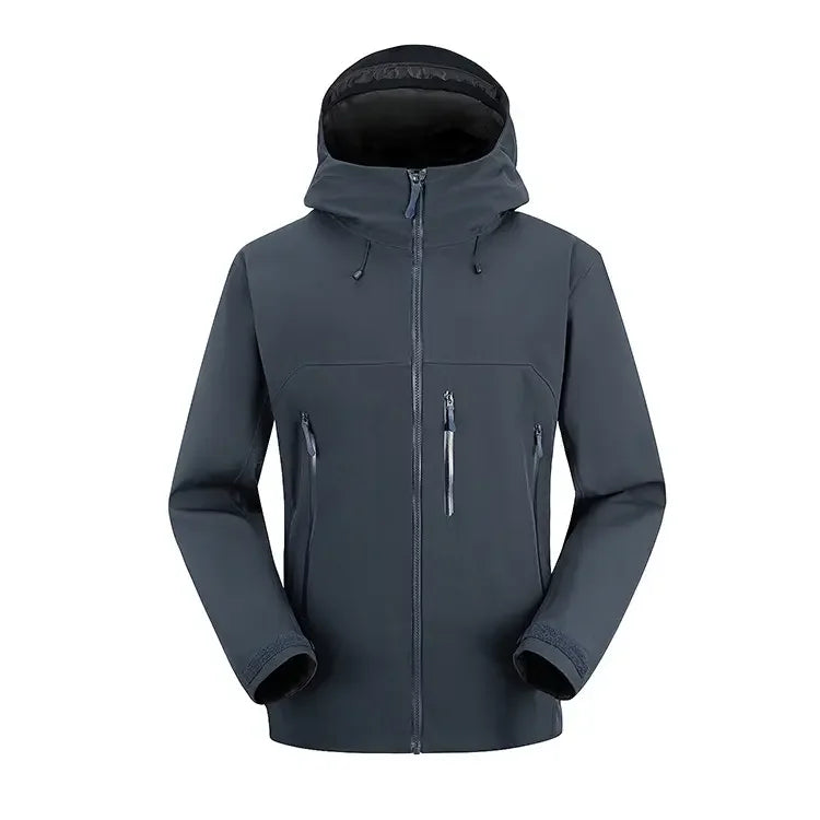 New Outdoor Jacket Custom Logo Waterproof Windbreaker Jackets Plus Size Tracksuit Jacket Hunting Hiking Mountain Raincoat Coat