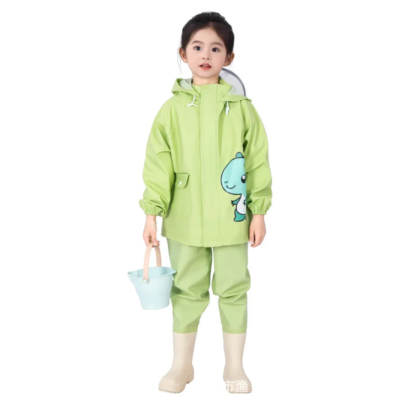 Children's Boys Cartoon Waterproof Oxford Cloth for Single-person for Primary School Students Camping Travel