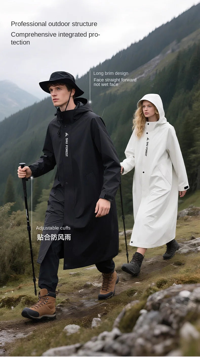 Modern Outdoor Waterproof Oxford Cloth Single-Person Windbreaker Raincoat Fashionable Travel for Poncho for Tour Activities