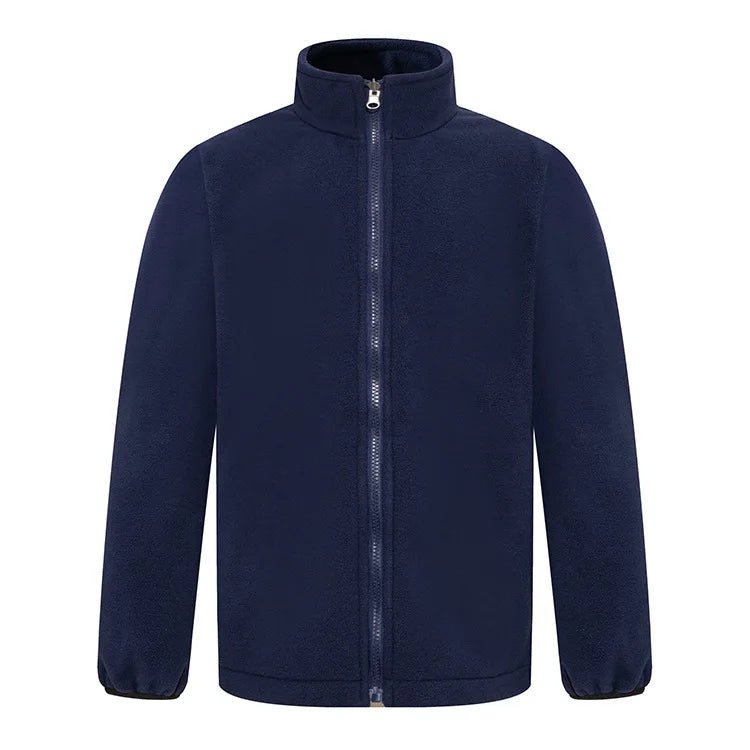 Cold-Proof Fleece-Lined Two-Piece School Uniform Primary Secondary Students' Autumn Winter Coat for Kindergarten Garden for