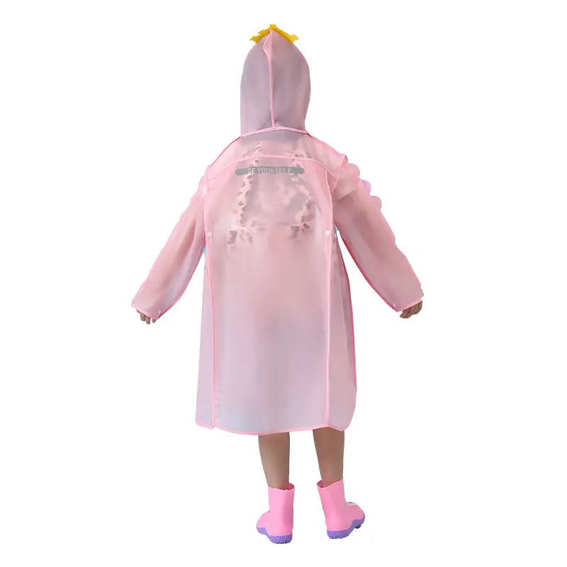 New Style High Quality Waterproof Raincoat Gear for Kids Factory- Supply Healthy Portable Cartoon Printing Reusable