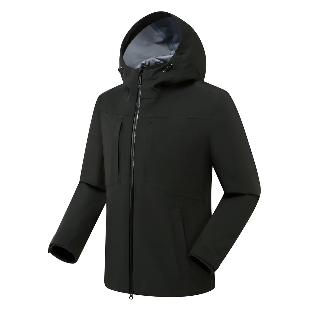 Unisex Lightweight Waterproof Poncho Style Windbreaker Jacket for Men & Women Single-Person Rainwear for Work & Outdoor Tours