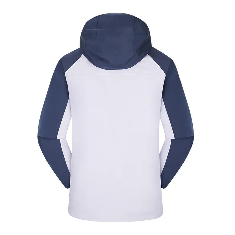 New Winter Outdoor Three-in-One Removable Waterproof Windproof Zipper Jacket for Mountaineering Camping Unisex