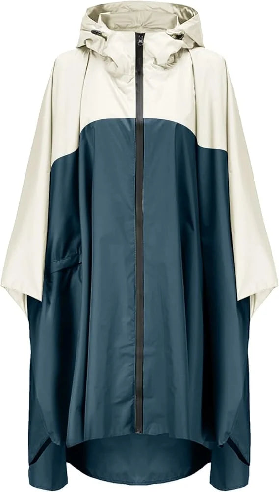 Factory Manufacturer Large Custom Color Design Unisex Waterproof Rain Poncho Raincoat Hooded for Adults Women with Pockets