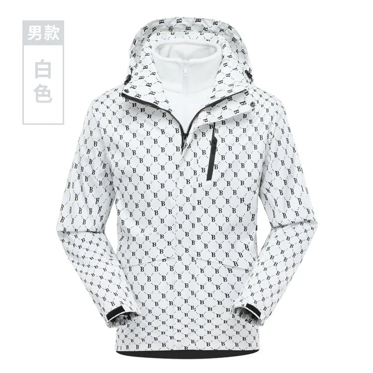 Three-in-One Detachable Waterproof Windproof Climbing Warm Clothes for Men and Women New Outdoor Travel Camping Gear for Winter