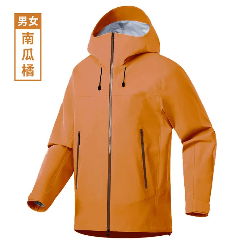 For Slayer Unisex Outdoor Hard Shell Jacket Waterproof Windproof Breathable Long-sleeved Full Heat Seal Mountaineering Suit