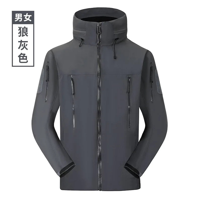 Bird Family  Bird Motorcycle Jacket Zipper Thin Solid Unisex Waterproof Windproof Winter Outdoor Mountaineering