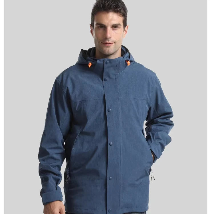 High-End Two-Piece Detachable Fleece Liner Three-In-One Outdoor Cold-Proof Clothing for Warm Group Hunting Adventures