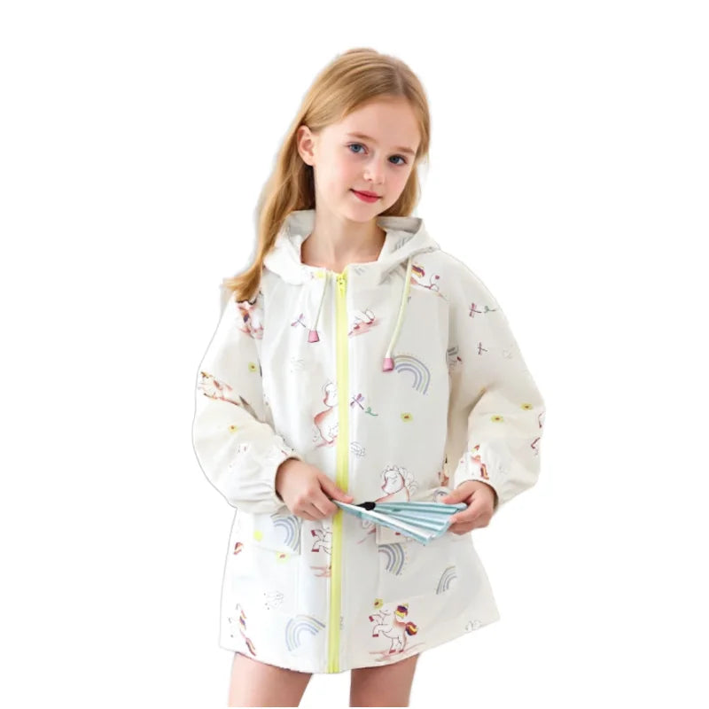 Cute Cartoon Children's Raincoat for Boys and Girls Kindergarten Waterproof Raincoat