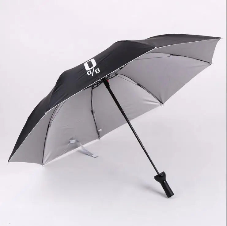 Promotion Gift Compact 3-Folding Umbrella Contemporary Design With UV Printed Beer and Wine Bottle Shape for Sun and Rain