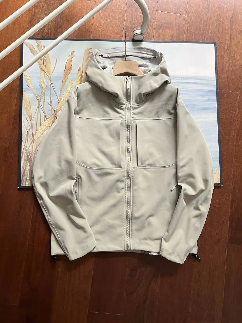 Autumn Casual Outdoor Jacket Men Women Spring Sports Hooded Mountaineering Clothing Soft Shell Rushing Features Simple Solid