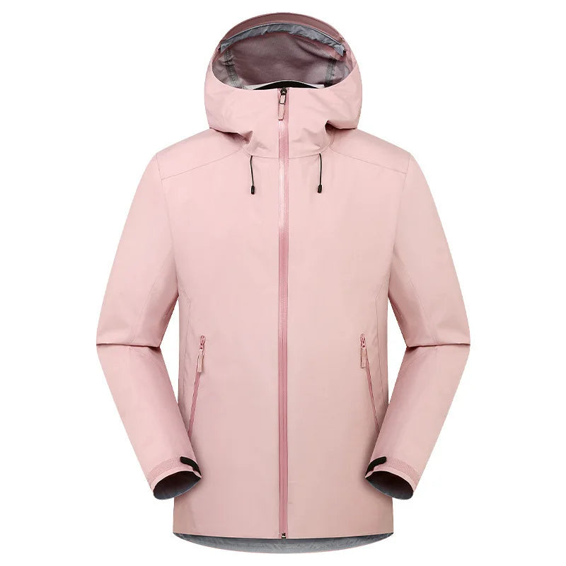 YIMING Bird Same-style Lt Spandex/Nylon Hard Shell Waterproof Breathable Wrinkle-resistant Women's Men's Three-layer Adhesive