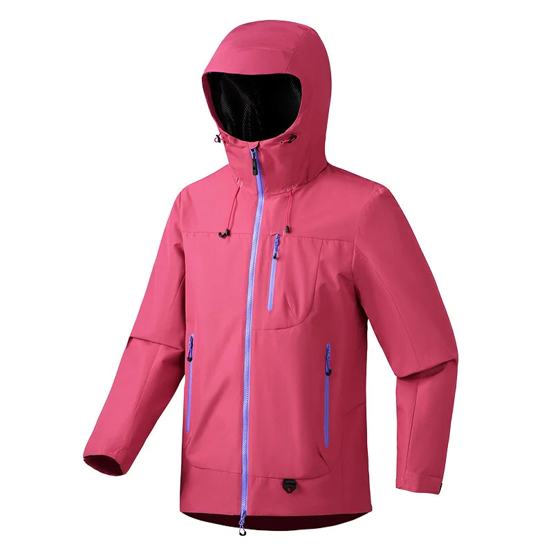 Custom Men's Lightweight Breathable Waterproof Windproof Soft Shell Thinsulate Filled Outdoor Jacket Solid Casual Style Zipper