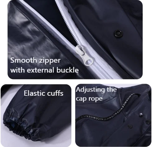 Adult Raincoat for Outdoor Hiking, Practical and Minimalist Fashion Hooded Men's and Women's Windbreakers