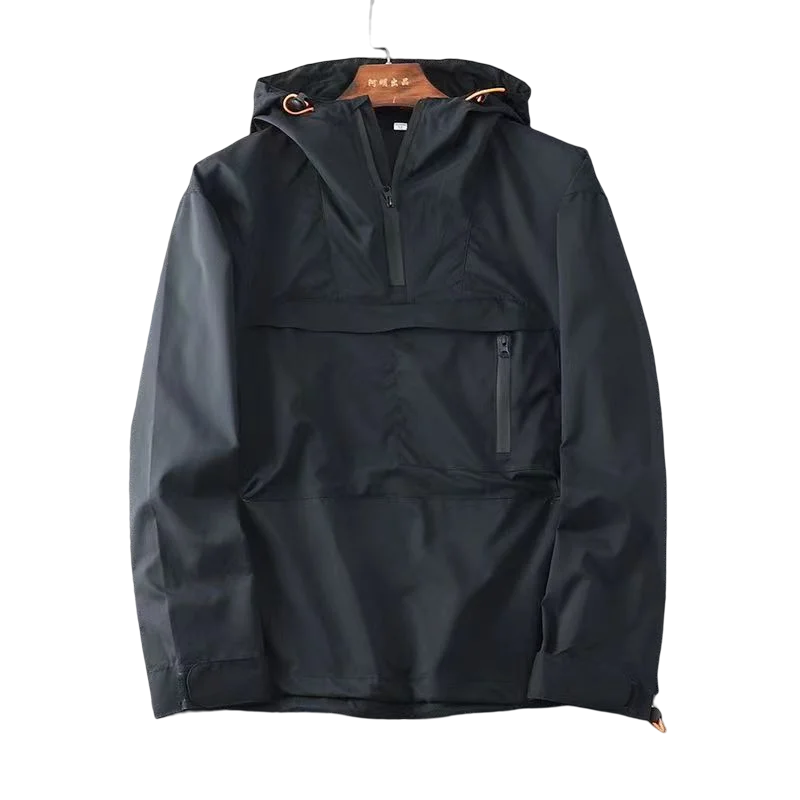 Men's High Raincoats Polyester Jacket Outdoor Activities Waterproof Windproof Fashionable POC Design Motorcycle Climbing Travel