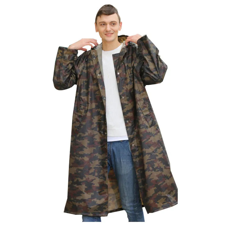 Cheap Custom Wholesale Full Body PVC Rain Coat Cape Poncho Waterproof Raincoat with Logo for Adult Rain Poncho Coat Long Jacket