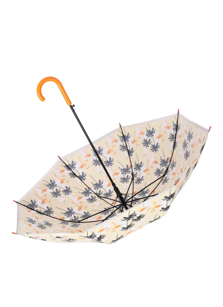 Transparent Dual-Purpose Large Automatic Long Handle Umbrella Windproof Rainproof Man Woman Style Fabric Material Popular Cheap