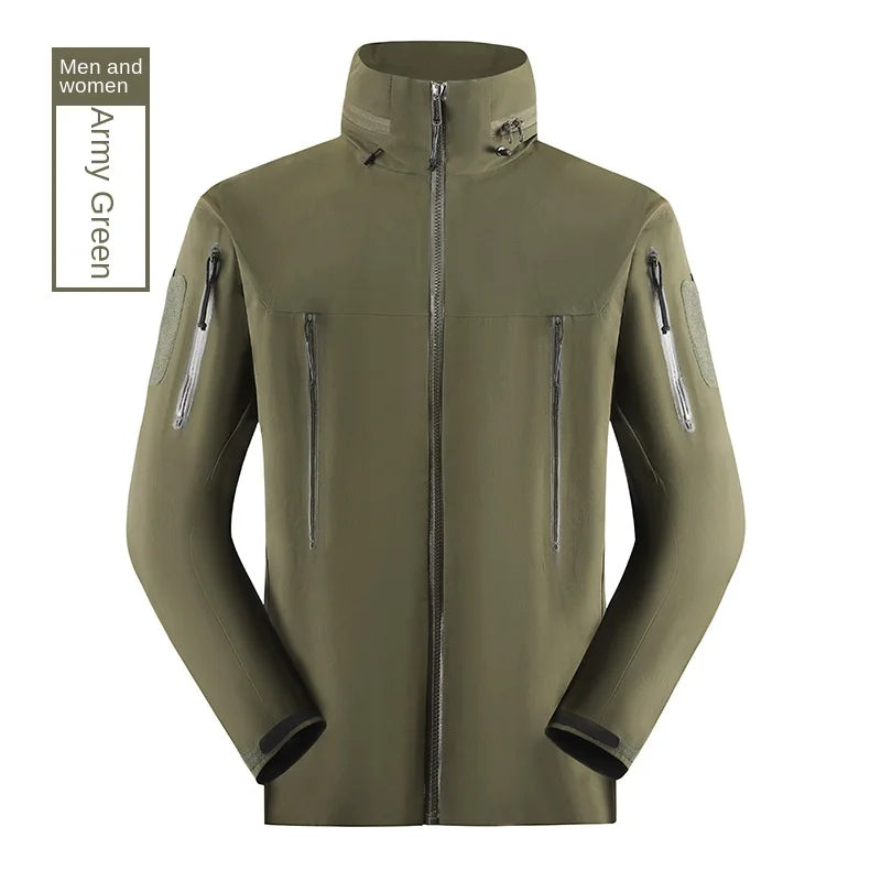 Bird Family  Bird Motorcycle Jacket Zipper Thin Solid Unisex Waterproof Windproof Winter Outdoor Mountaineering