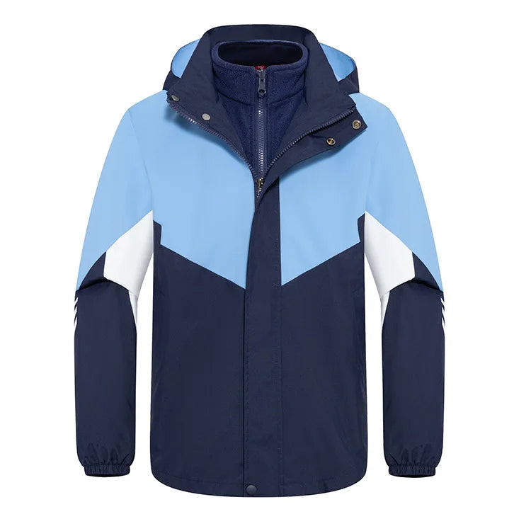 Cold-Proof Fleece-Lined Two-Piece School Uniform for Primary Secondary Students Rustic Kindergarten Garden Clothes Autumn Winter