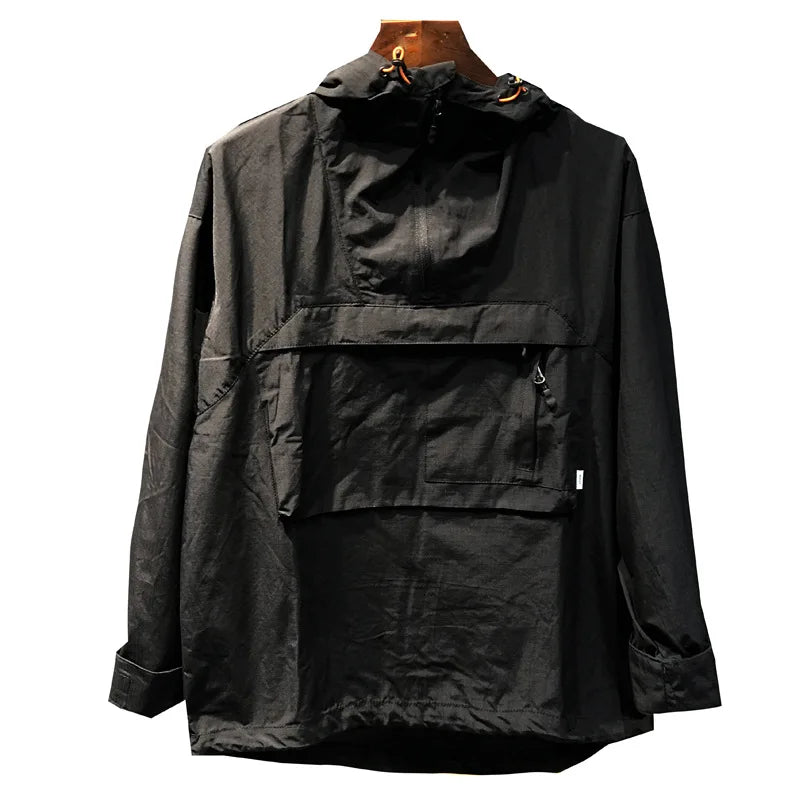 Men's Lightweight Waterproof Rain Jacket Modern Windbreaker Hood Walking Running Travel Hiking High Quality Outdoor Raincoat