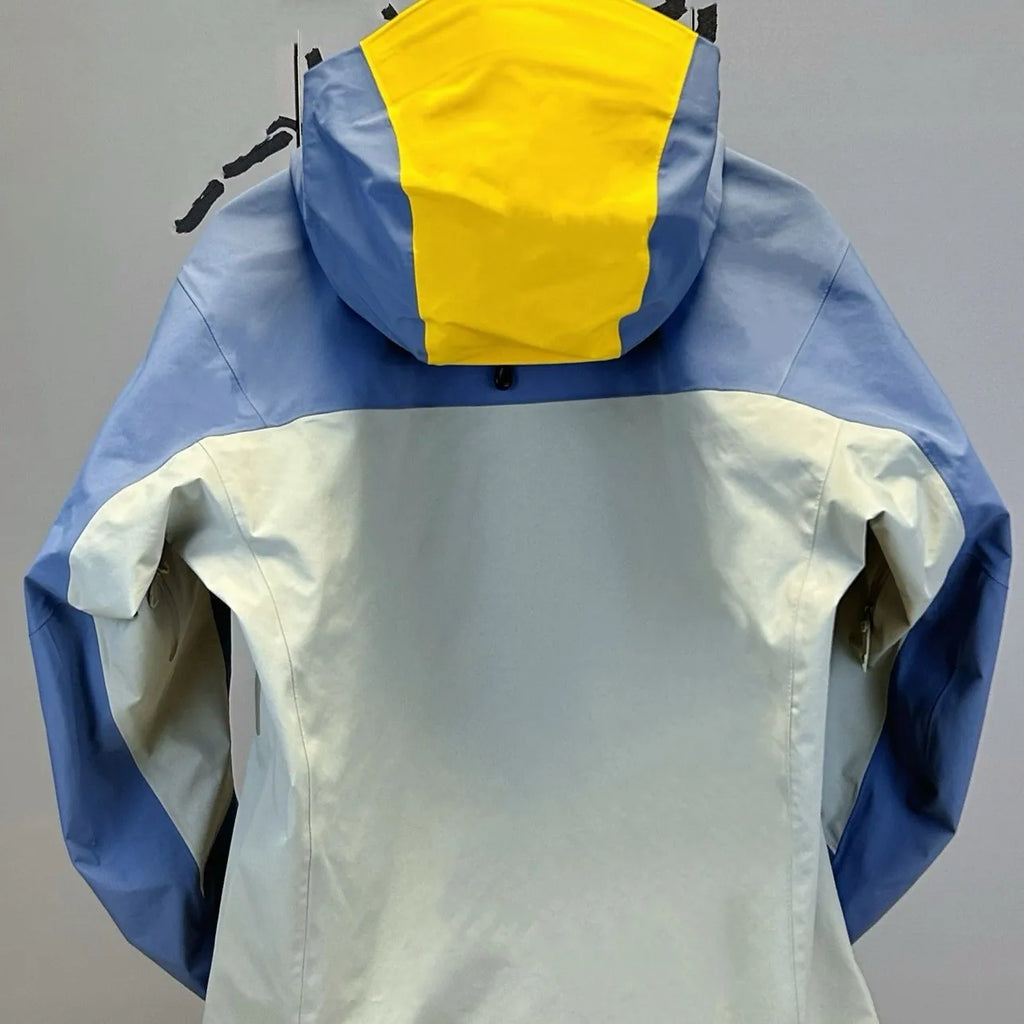 Year Snake Limited Edition Jacket Same Style Outdoor Waterproof Windbreaker Gold Python Canvas Plain Dyed