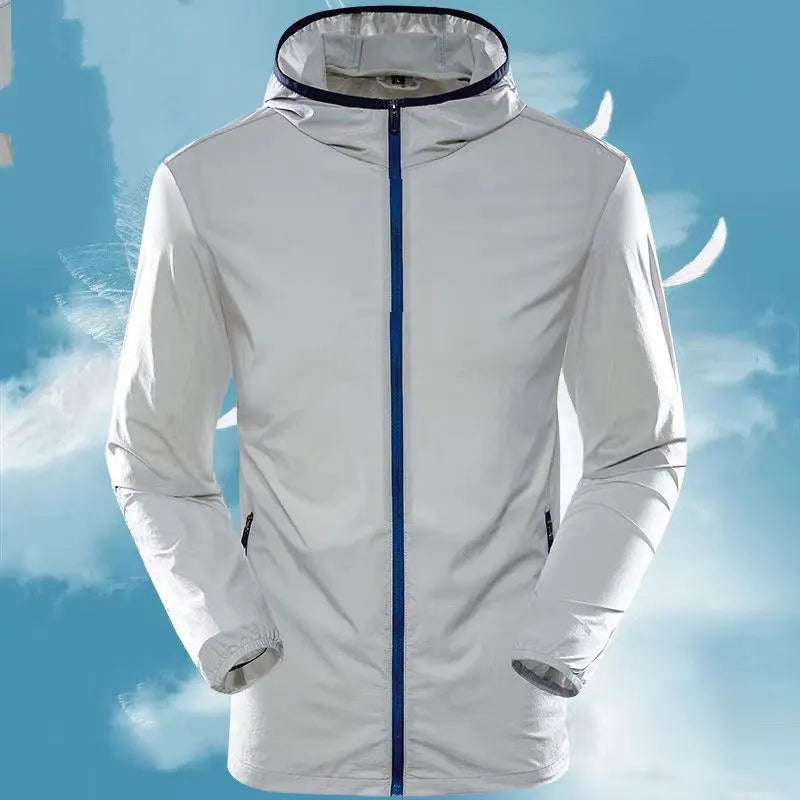 OEM/ODM Custom Waterproof Rain Windcheater Track High Quality Full Zip Softshell Windbreaker Men