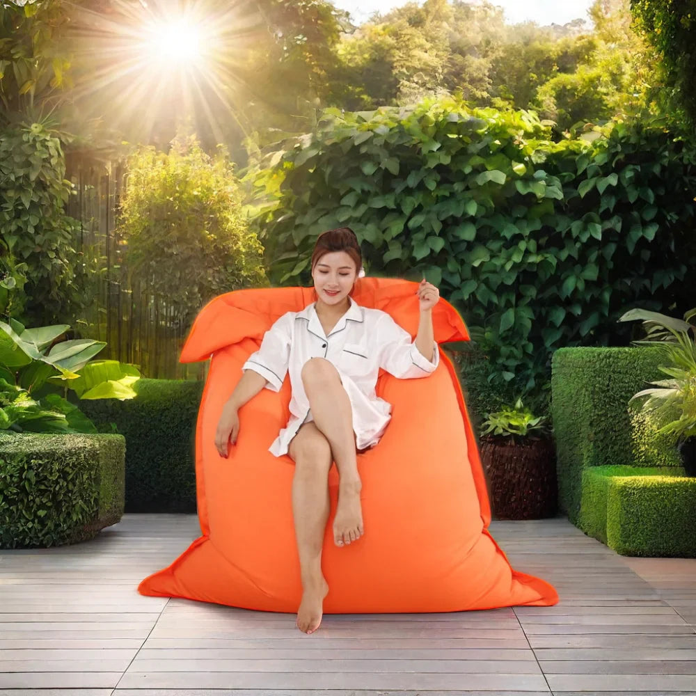 Custom Large Modern Waterproof Bean Bag Lounger Lightweight Outdoor Furniture for Garden Patio Hotel Park & Bedroom Use